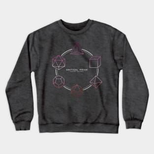 DnD Critical Pride Lesbian Crewneck Sweatshirt